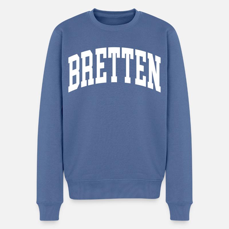 Bretten - Pull Premium bio Homme - bleu pigeon