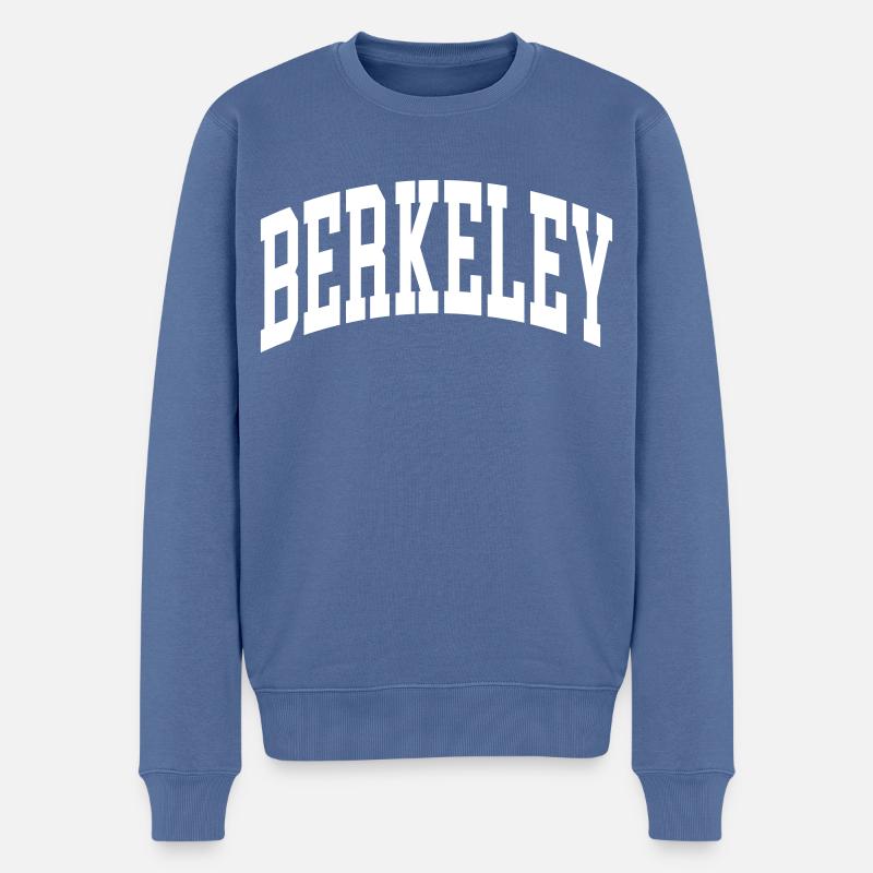 Berkeley - Männer Premium Bio Pullover - Taubenblau