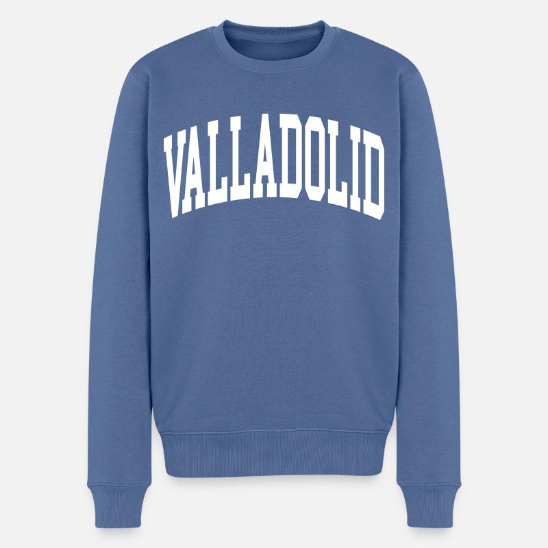 Valladolid - Pull Premium bio Homme - bleu pigeon