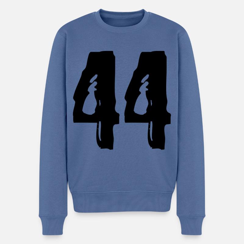 Maillot numéro 44 - Pull Premium bio Homme - bleu pigeon