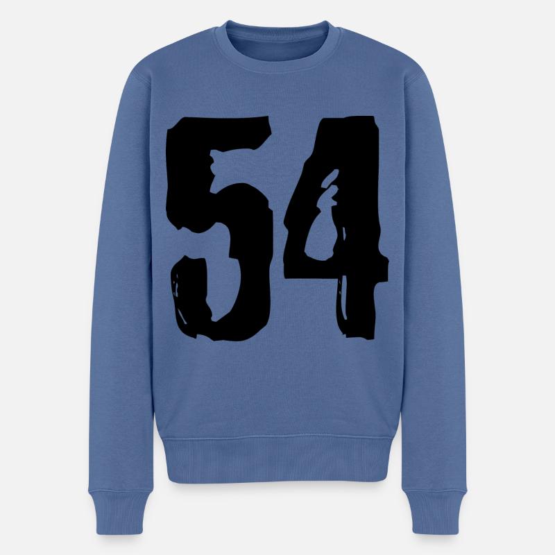 Maillot à 54 numéros - Pull Premium bio Homme - bleu pigeon
