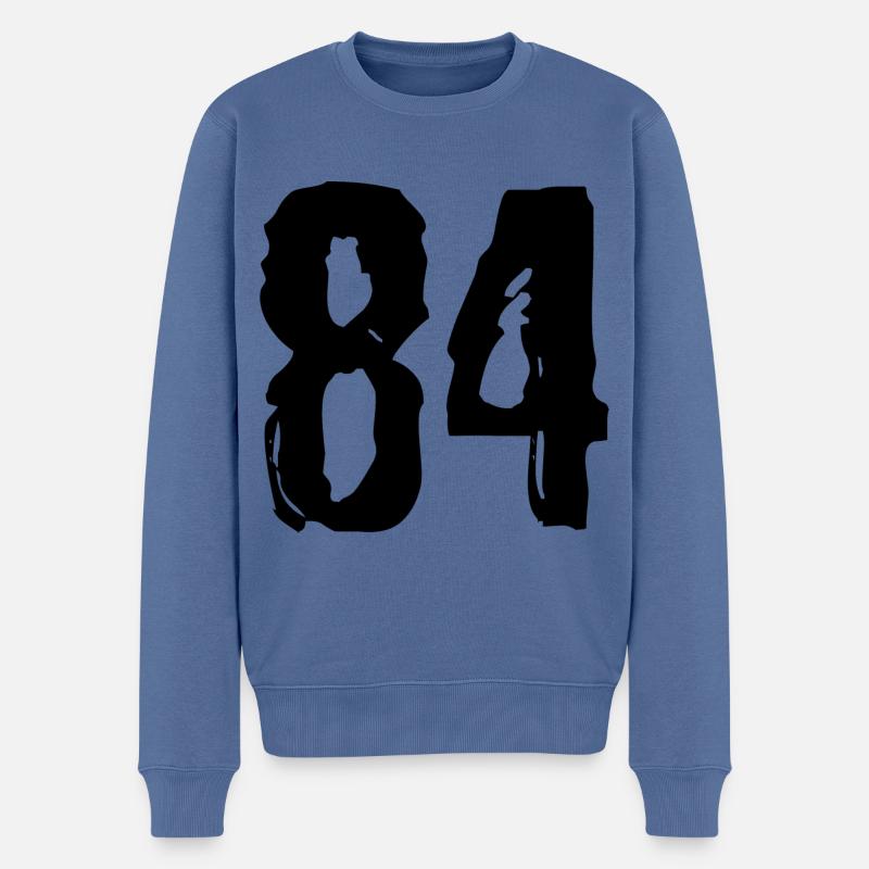 Maillot à 84 numéros - Pull Premium bio Homme - bleu pigeon