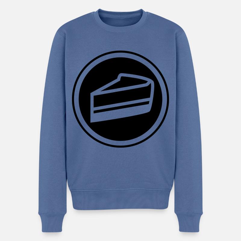Gâteau au fromage - Pull Premium bio Homme - bleu pigeon