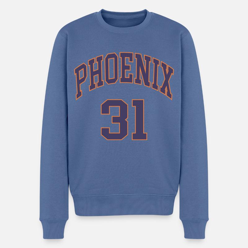 Phoenix 31 - Männer Premium Bio Pullover - Taubenblau