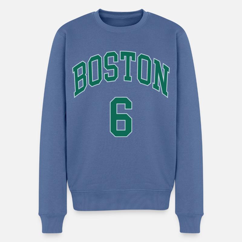Boston 6 - Pull Premium bio Homme - bleu pigeon