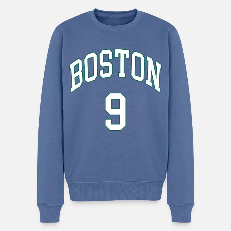 Boston 9 - Pull Premium bio Homme - bleu pigeon