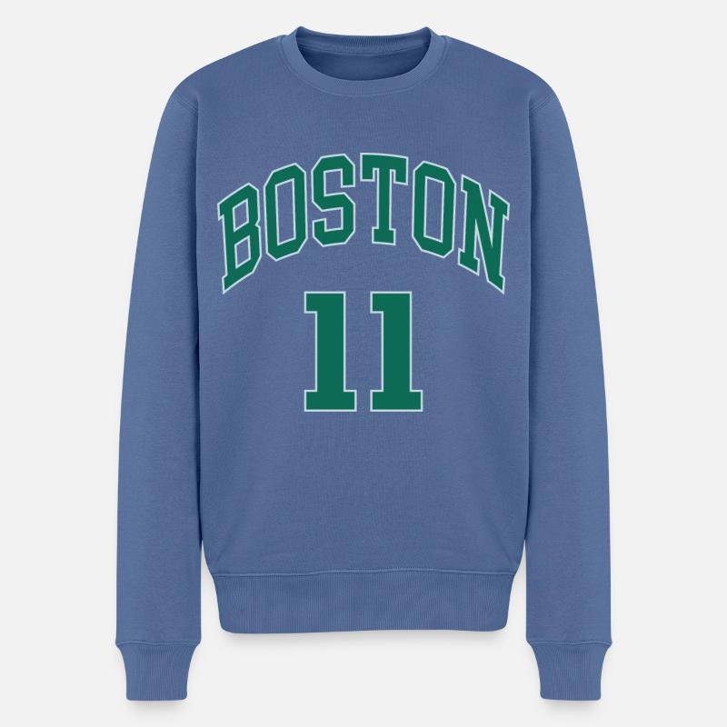 Boston 11 - Pull Premium bio Homme - bleu pigeon