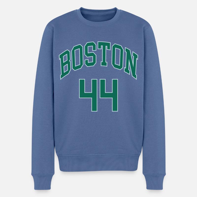 Boston 44 - Pull Premium bio Homme - bleu pigeon