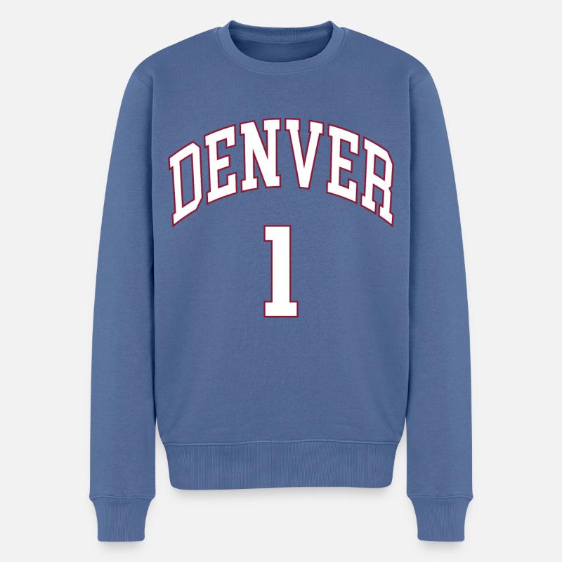Denver 1 - Pull Premium bio Homme - bleu pigeon