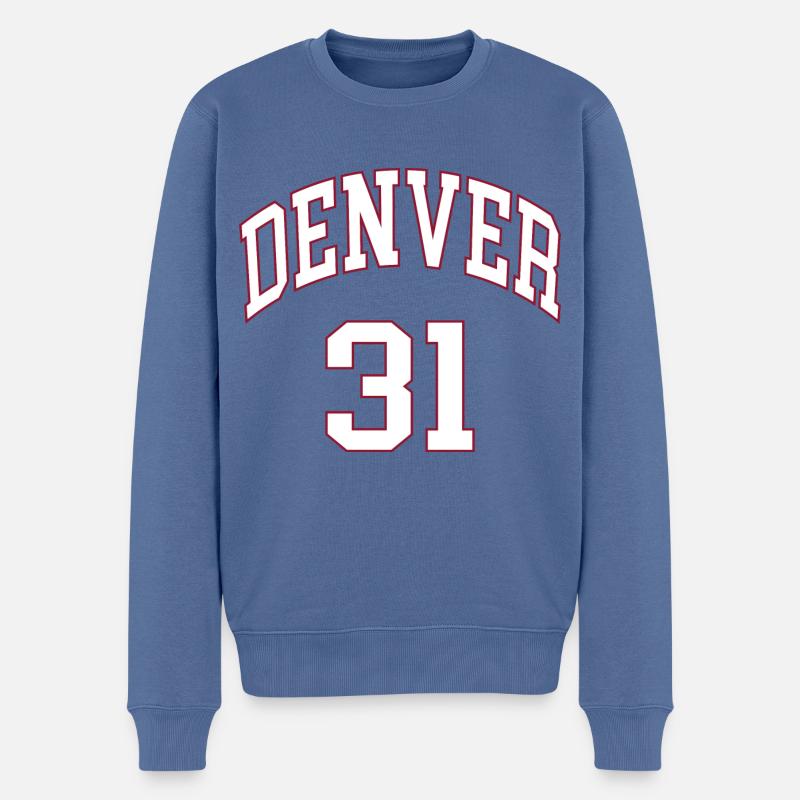 Denver 31 - Pull Premium bio Homme - bleu pigeon