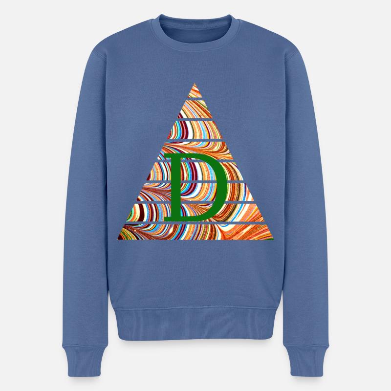 triangle e 56 d - Pull Premium bio Homme - bleu pigeon