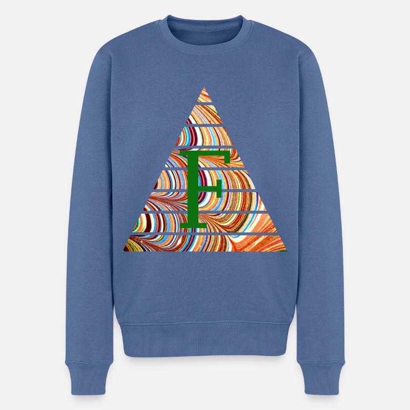 Triangle E 56 F - Pull Premium bio Homme - bleu pigeon