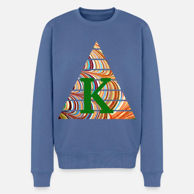 Triangle E 56 K - Pull Premium bio Homme - bleu pigeon