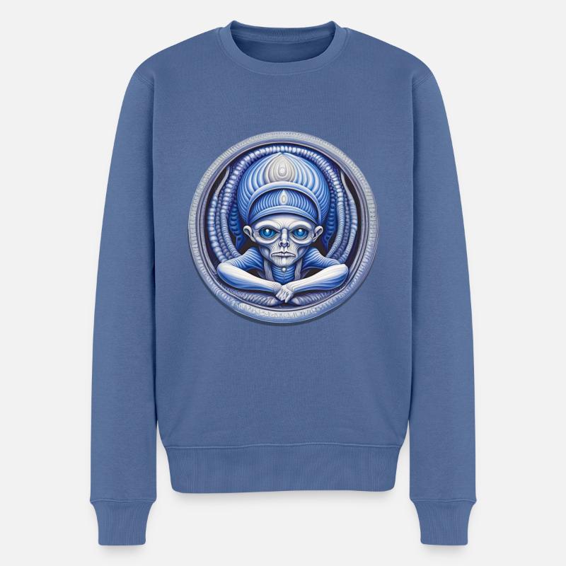 Yog-Sothoth Lovecraft - Männer Premium Bio Pullover - Taubenblau