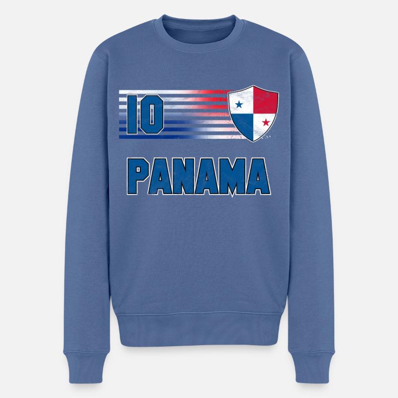 Équipe du Panama de football - Pull Premium bio Homme - bleu pigeon
