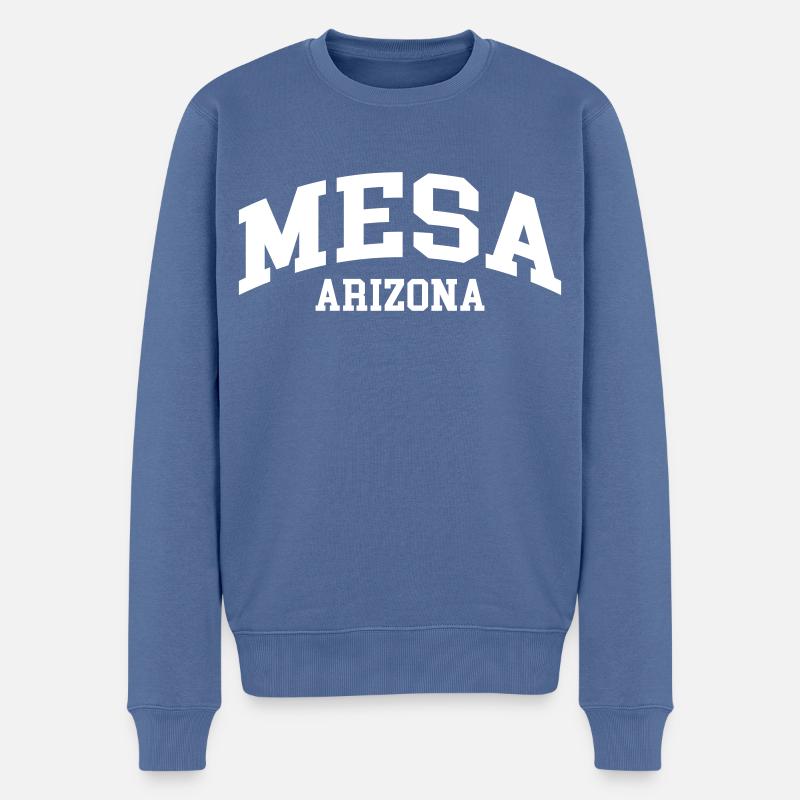 Mesa - Pull Premium bio Homme - bleu pigeon