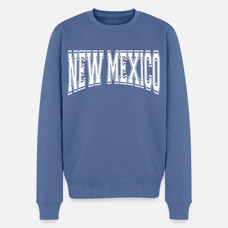 Nouveau-Mexique - Pull Premium bio Homme - bleu pigeon