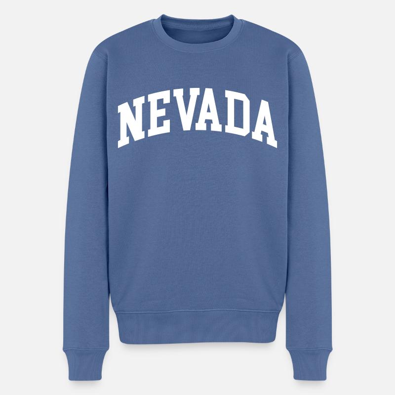 Nevada - Pull Premium bio Homme - bleu pigeon