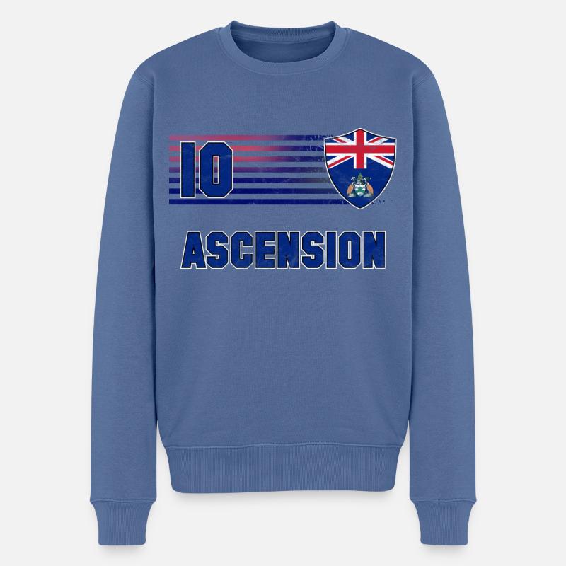 Ascension Fußball Mannschaft - Männer Premium Bio Pullover - Taubenblau