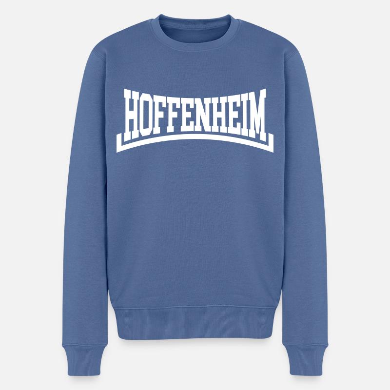 Hoffenheim - Männer Premium Bio Pullover - Taubenblau