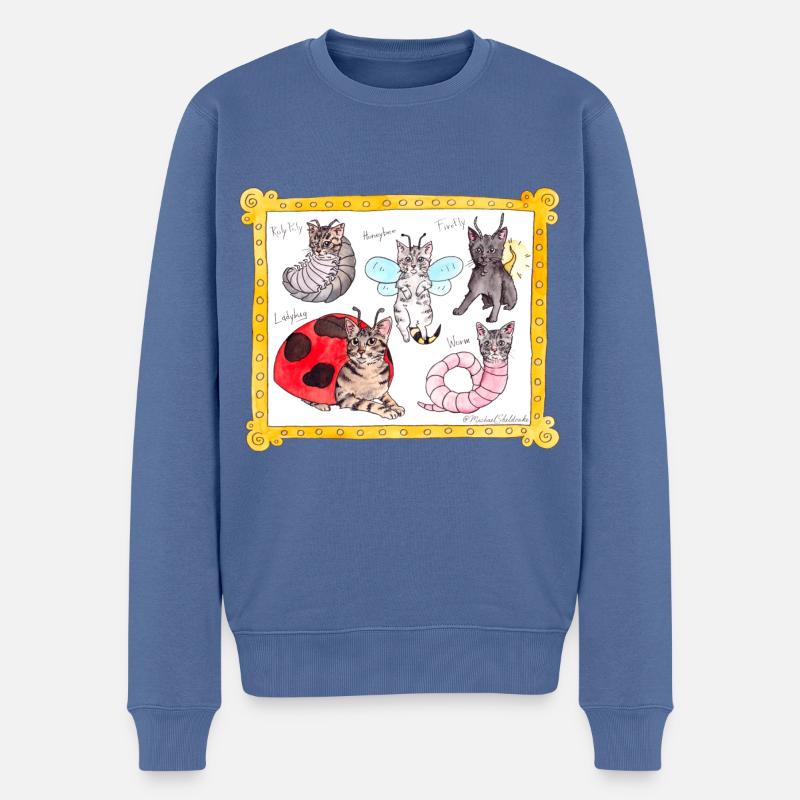Beastie Babies - Pull Premium bio Homme - bleu pigeon