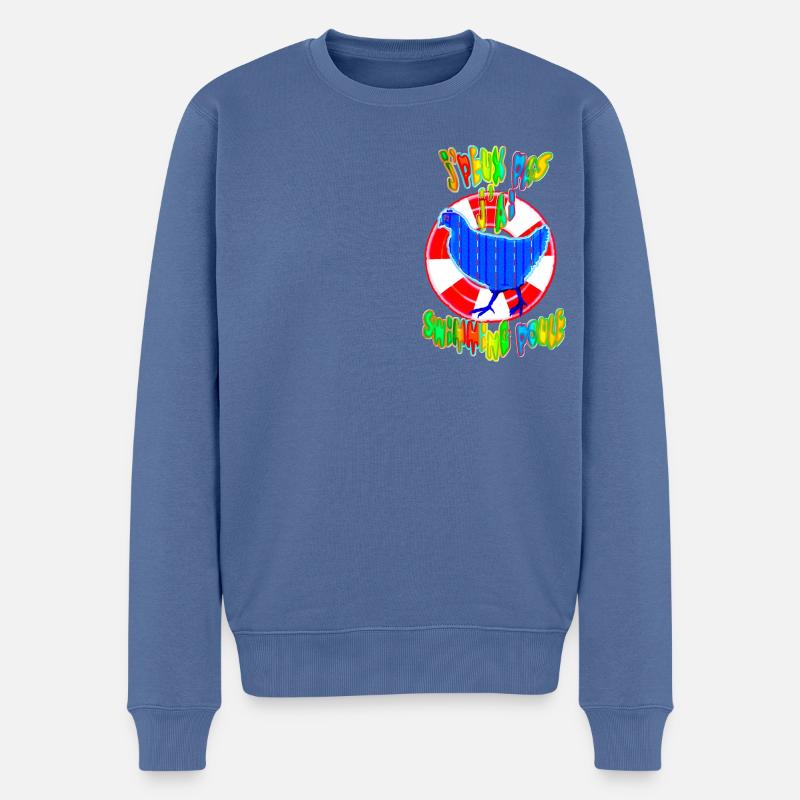 J'peux pas, cocotte - Pull Premium bio Homme - bleu pigeon