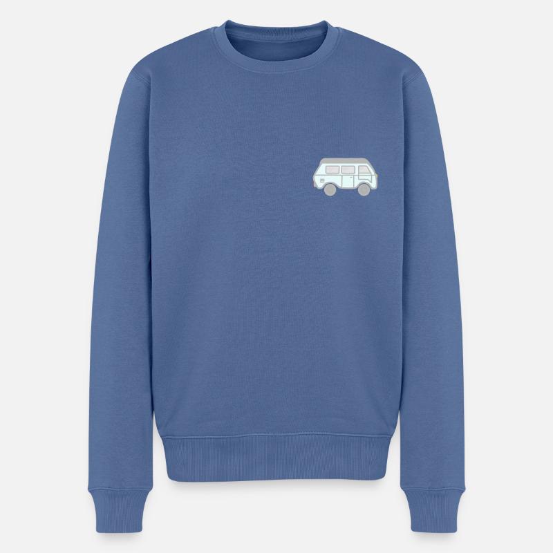 Camper - Männer Premium Bio Pullover - Taubenblau
