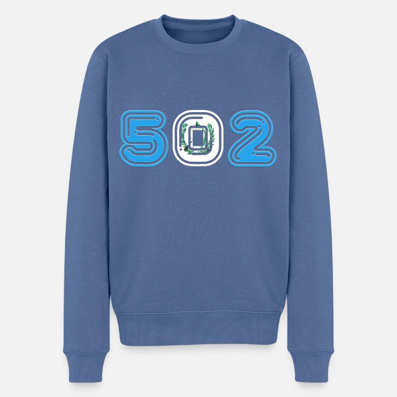TEAM 502 GUATEMALA - Pull Premium bio Homme - bleu pigeon