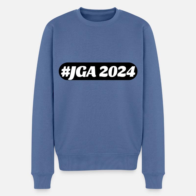 Jga 2024 - Männer Premium Bio Pullover - Taubenblau