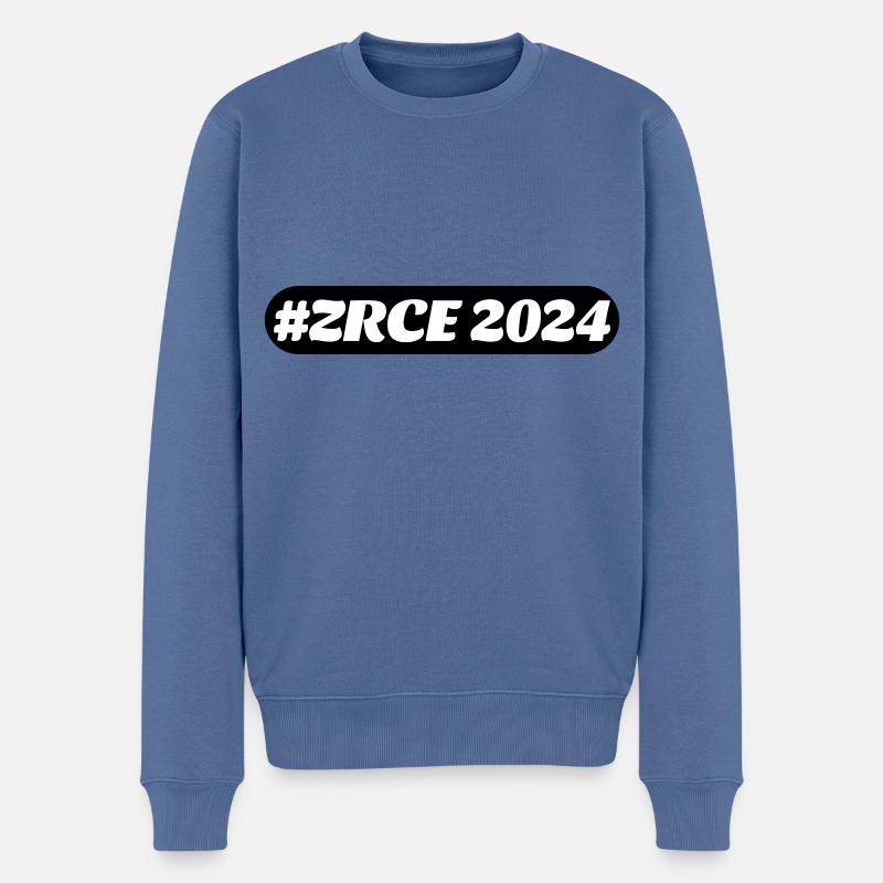 Zrce 2024 - Männer Premium Bio Pullover - Taubenblau