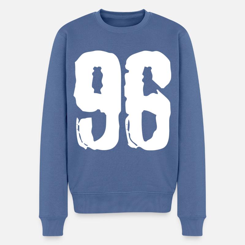 Maillot à 96 numéros - Pull Premium bio Homme - bleu pigeon