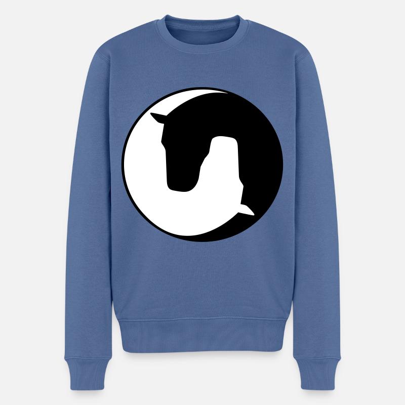 Pferd - Pull Premium bio Homme - bleu pigeon