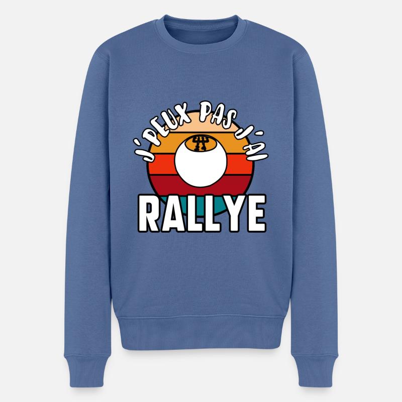 J’peux pas j’ai rallye - Pull Premium bio Homme - bleu pigeon