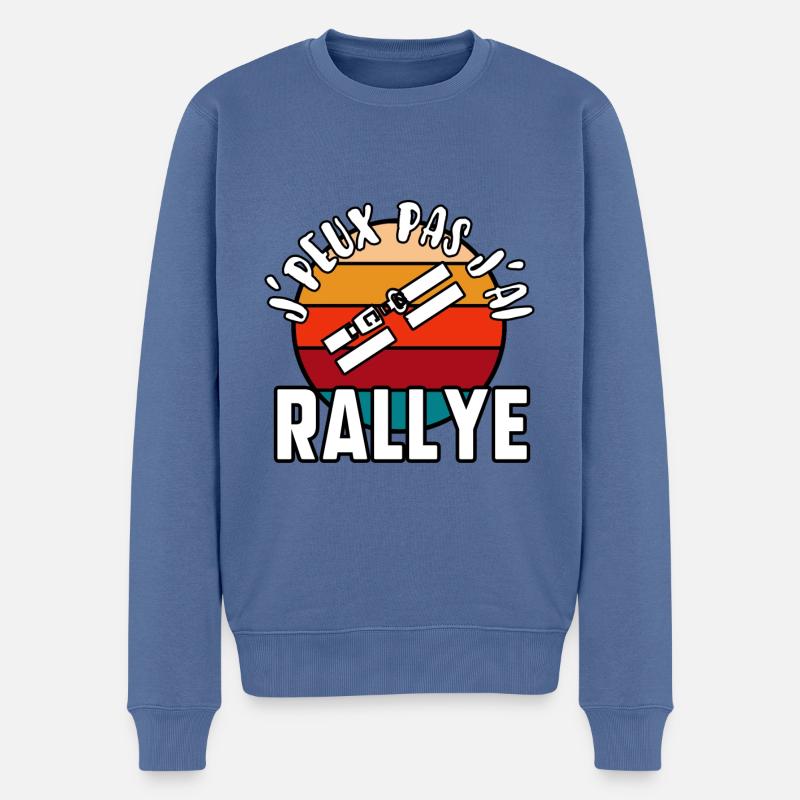 J’peux pas j’ai rallye - Pull Premium bio Homme - bleu pigeon