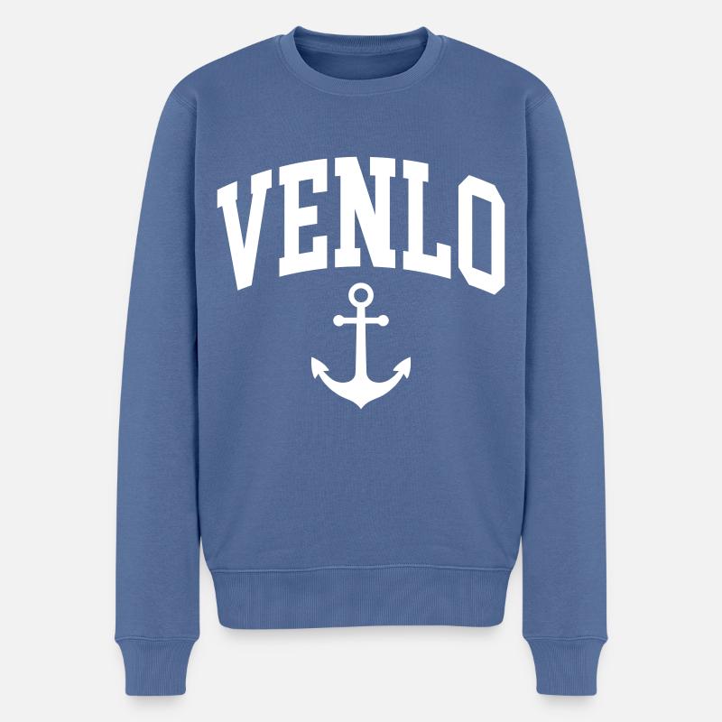 Venlo - Pull Premium bio Homme - bleu pigeon