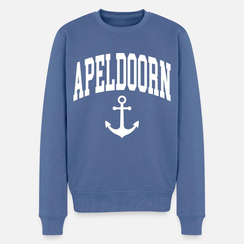 Apeldoorn - Pull Premium bio Homme - bleu pigeon