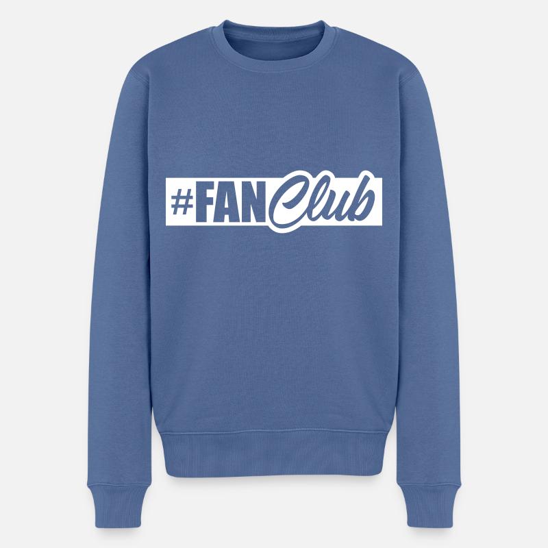 Fan Club Mitglied - Männer Premium Bio Pullover - Taubenblau