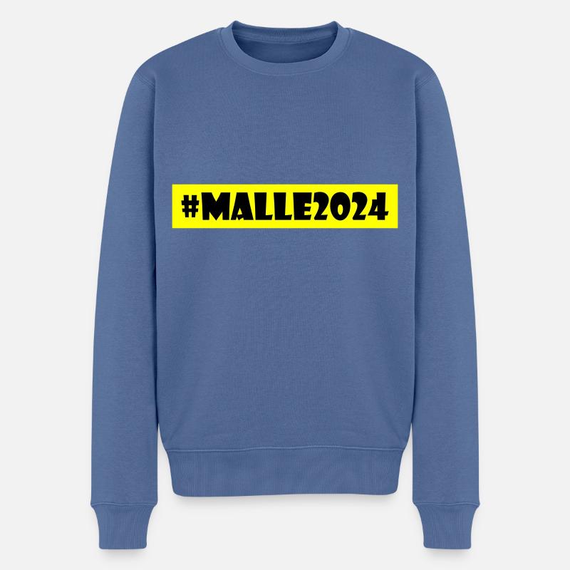 Malle 2024 - Pull Premium bio Homme - bleu pigeon