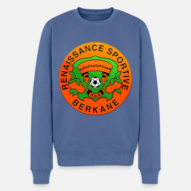 RSB Berkane - Männer Premium Bio Pullover - Taubenblau