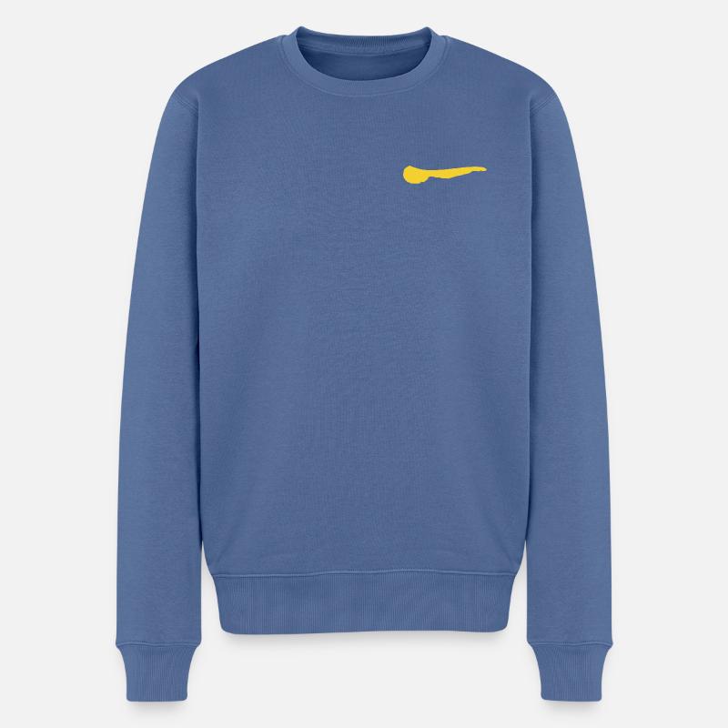 Insel Ameland - Männer Premium Bio Pullover - Taubenblau