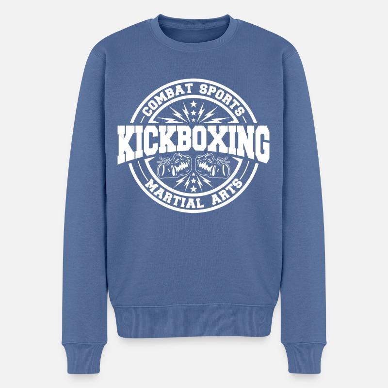 Kickboxing Kickboxer Kickboxing Gift - Pull Premium bio Homme - bleu pigeon