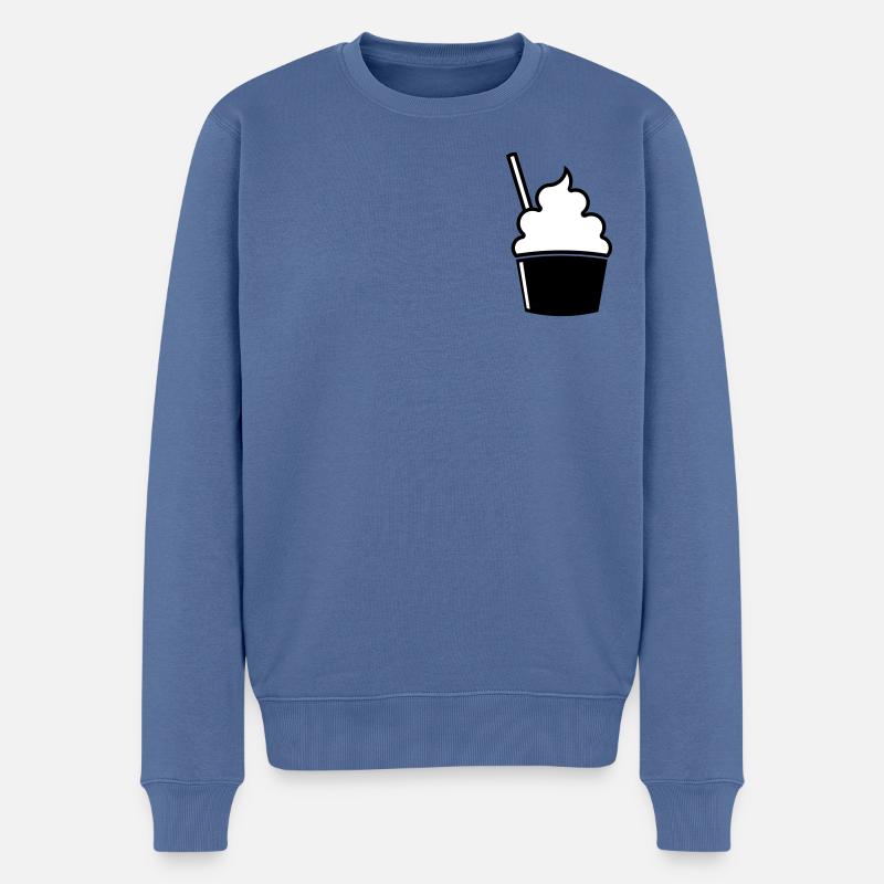 Gobelets à glace - Pull Premium bio Homme - bleu pigeon