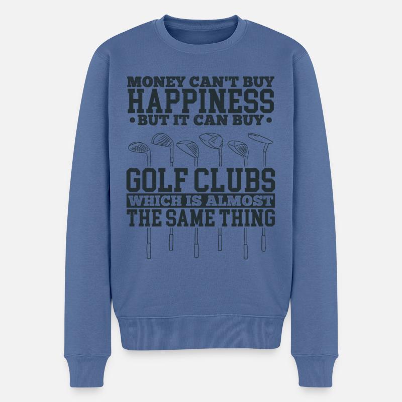 Golfeurs - Pull Premium bio Homme - bleu pigeon