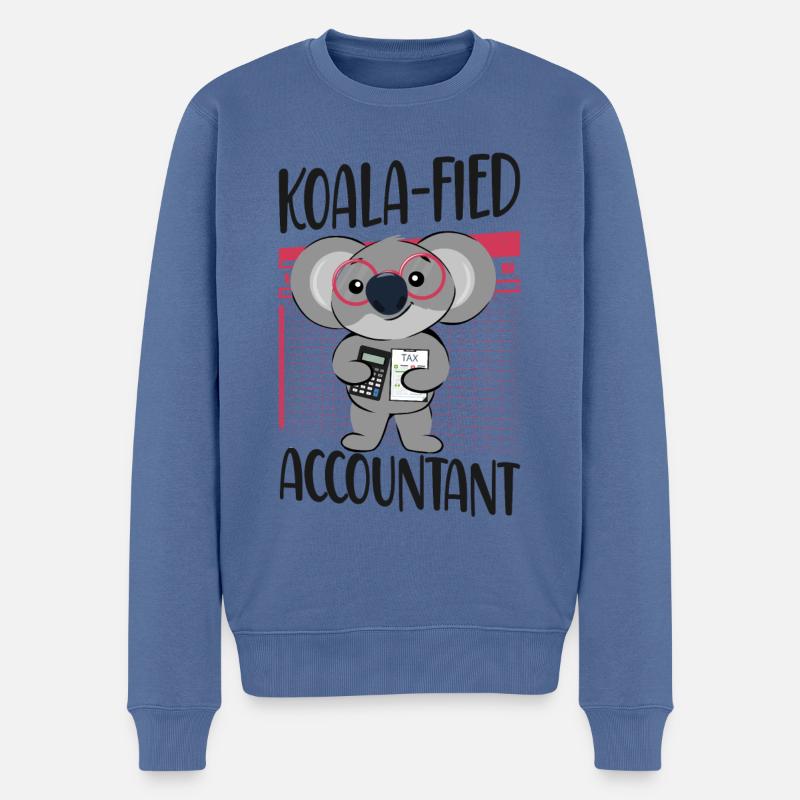 Comptable Comptable Comptable Comptabilité - Pull Premium bio Homme - bleu pigeon