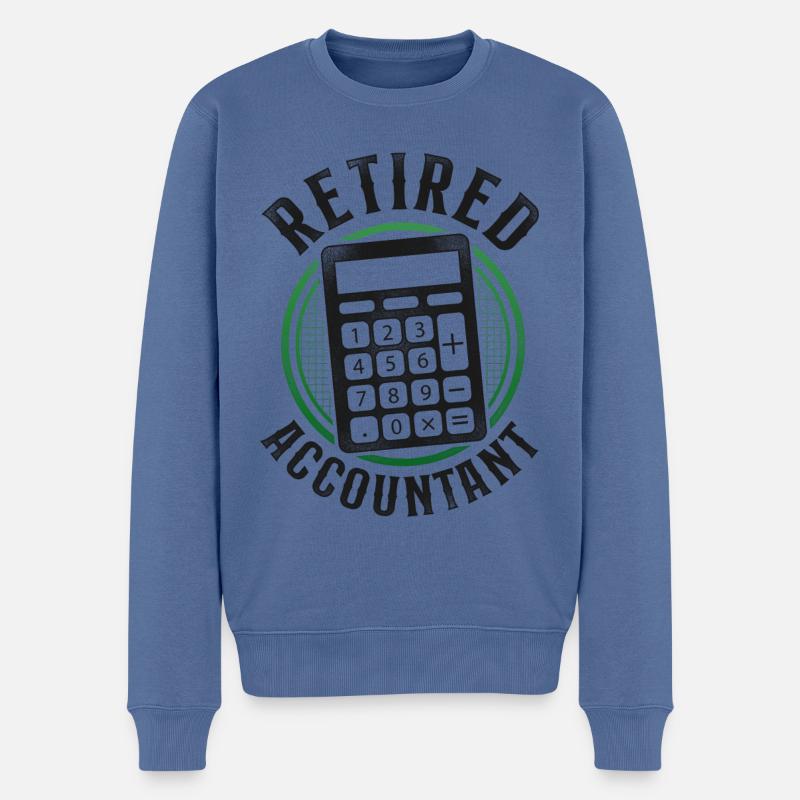 Comptable Comptable Comptable Comptabilité - Pull Premium bio Homme - bleu pigeon