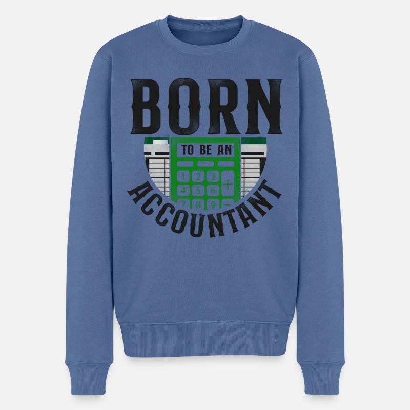 Comptable Comptable Comptable Comptabilité - Pull Premium bio Homme - bleu pigeon