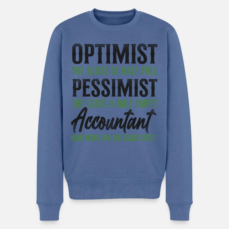 Comptable Comptable Comptable Comptabilité - Pull Premium bio Homme - bleu pigeon