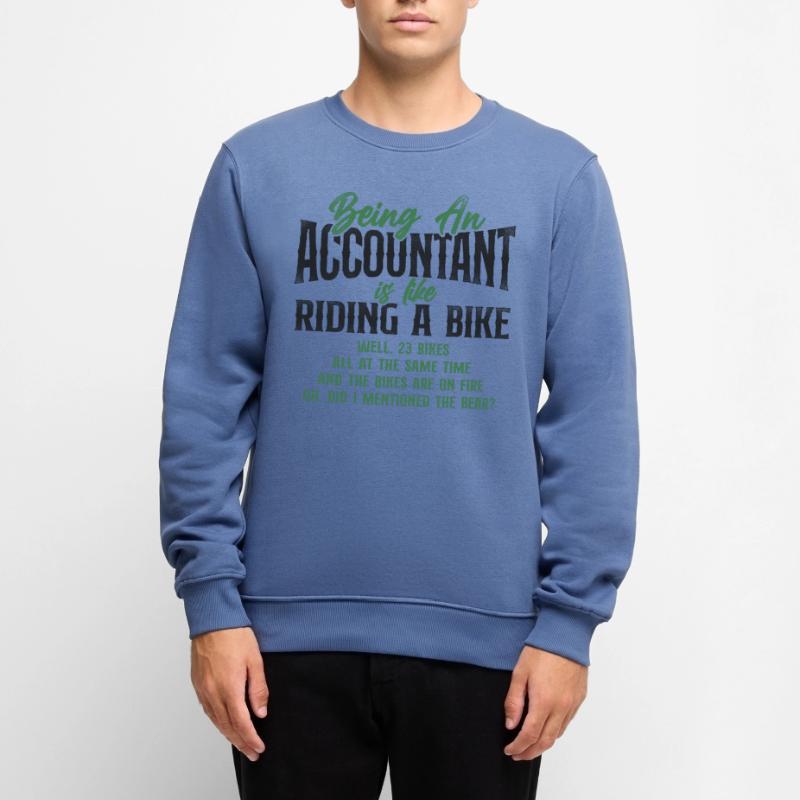 Comptable Comptable Comptable Comptabilité Pull Premium bio Homme