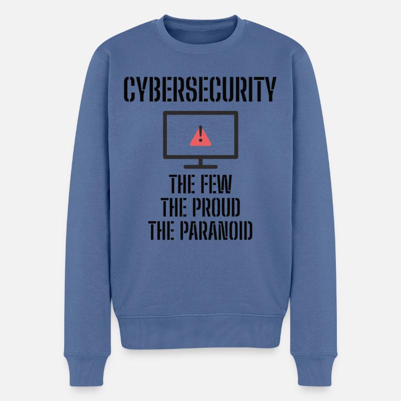 Cybersecurity - IT Security Computer Scientists - Men's Premium Organic Jumper - stone blue