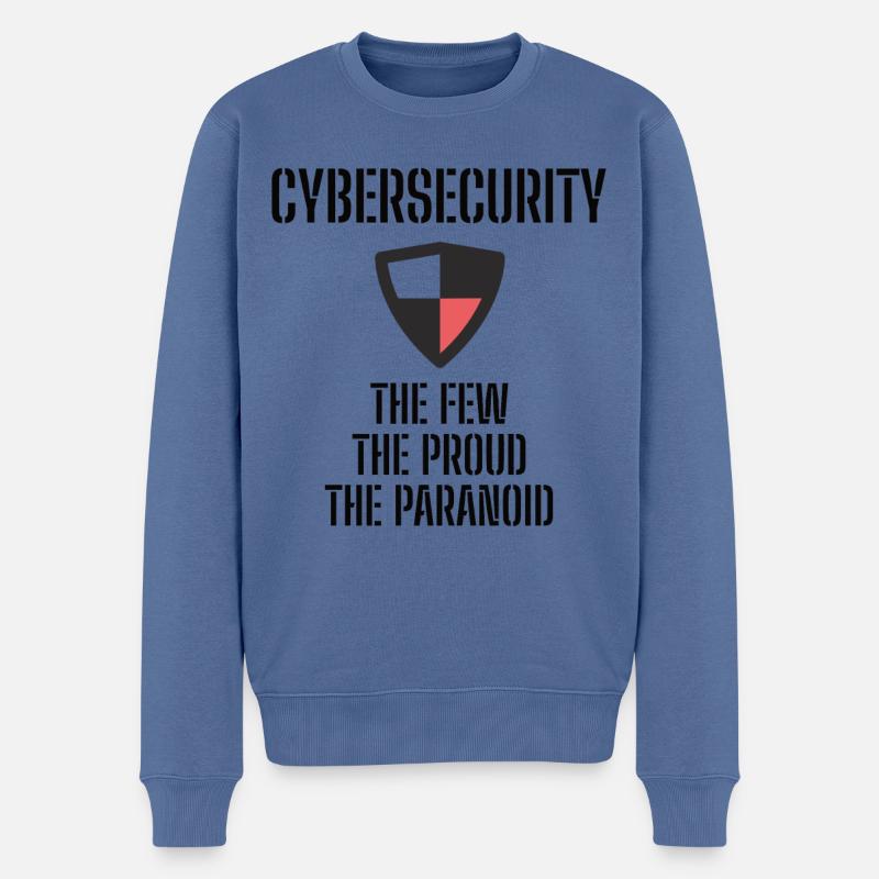 Cybersecurity - IT Security Computer Scientists - Men's Premium Organic Jumper - stone blue